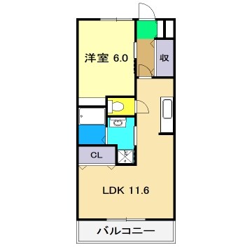 アクセスコートの物件間取画像