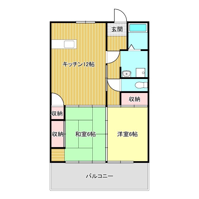 イーストハイツ(一宮)の物件間取画像