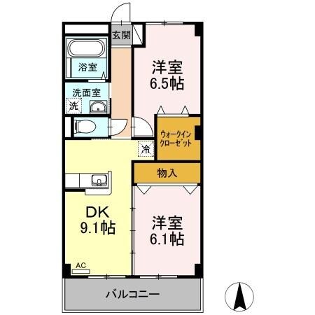 リバーパーク桂の物件間取画像
