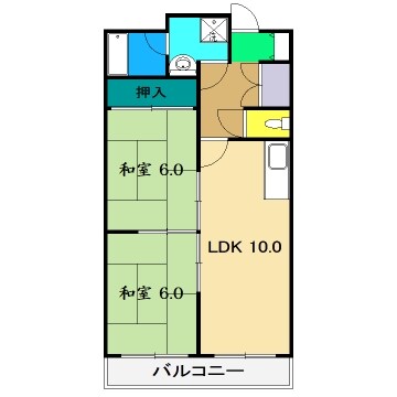 レジデンスニチューの物件間取画像