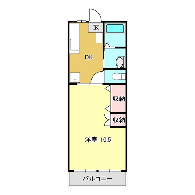 第二コーポサチの物件間取画像