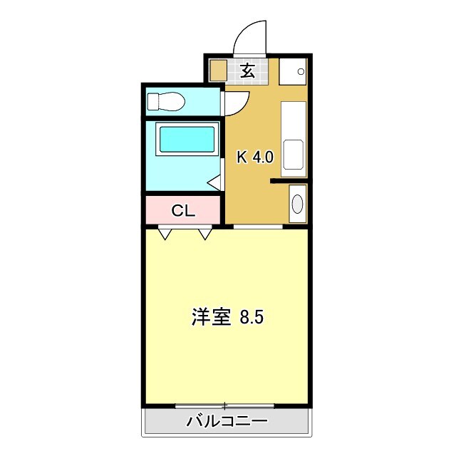 アーバン葛島の物件間取画像