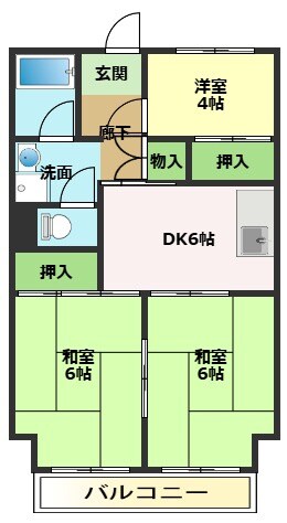 物件間取画像