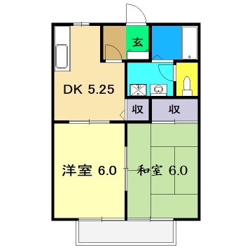 ウイング神田 B棟の物件間取画像
