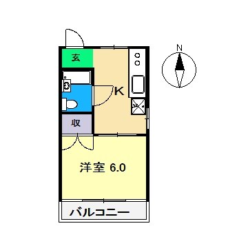 黒潮マンションの物件間取画像