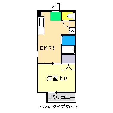 ハイツ長井の物件間取画像