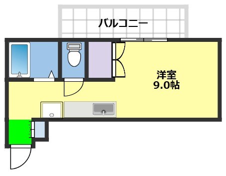宮本ハイツの物件間取画像