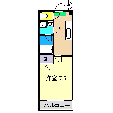 サンホーム南国Jrの物件間取画像
