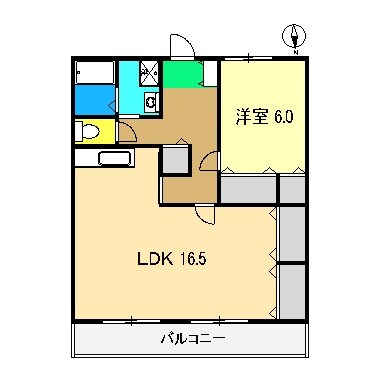 エレガンスYOU B棟の物件間取画像