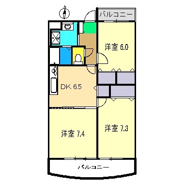 物件間取画像