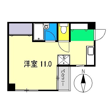 サクレクールの物件間取画像