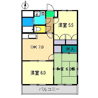 物件間取画像