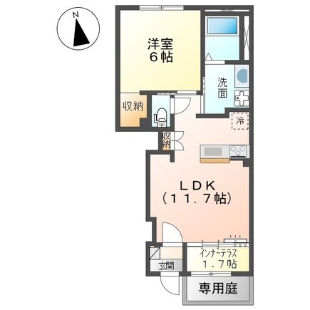 ラ メゾンあけぼのⅠの物件間取画像