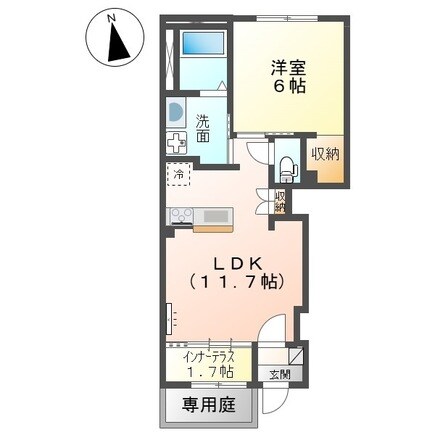 ラ メゾンあけぼのⅠの物件間取画像