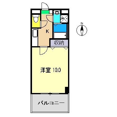 シャルメゾン木香の物件間取画像