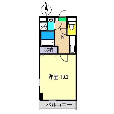 シャルメゾン木香の物件間取画像