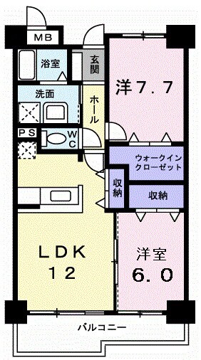 物件間取画像