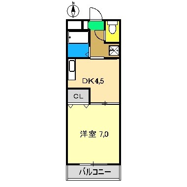 ガーデンテラス物部の物件間取画像