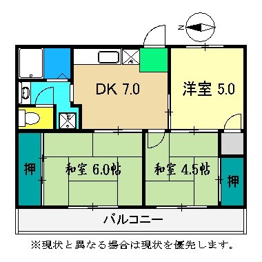 物件間取画像