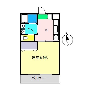 コーポ麦笛の物件間取画像
