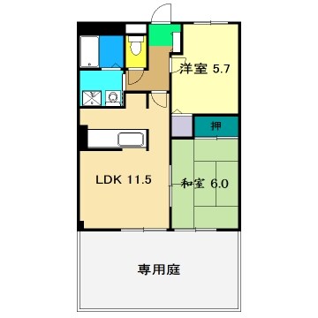 メゾン・ラフィネの物件間取画像