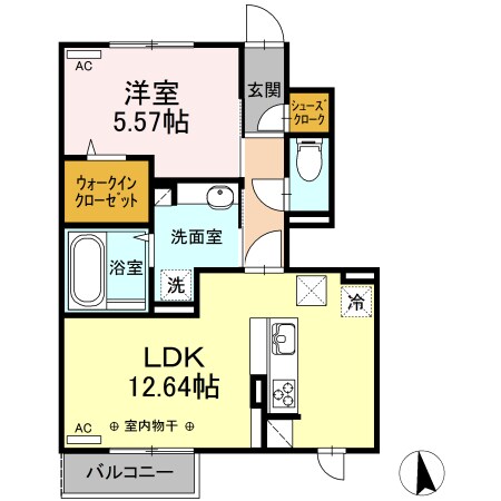 ネオポタミの物件間取画像
