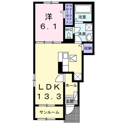 グランドール東金　Ⅰの物件間取画像