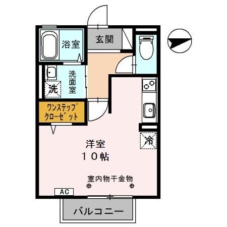ジュネス清水の物件間取画像