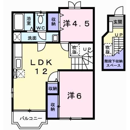 モアークレストⅢの物件間取画像