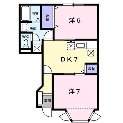 ルクプル　プラースの物件間取画像