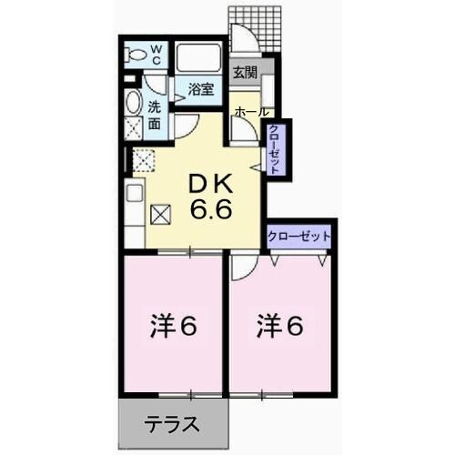 サンパティオの物件間取画像