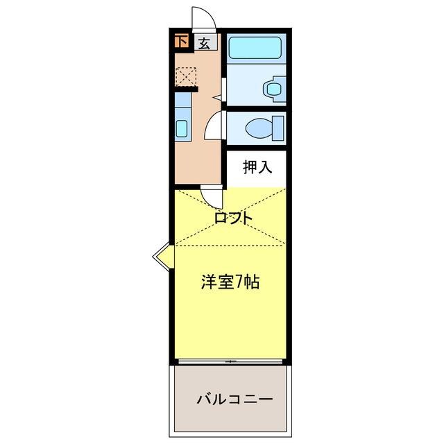 アーバンハイツの物件間取画像