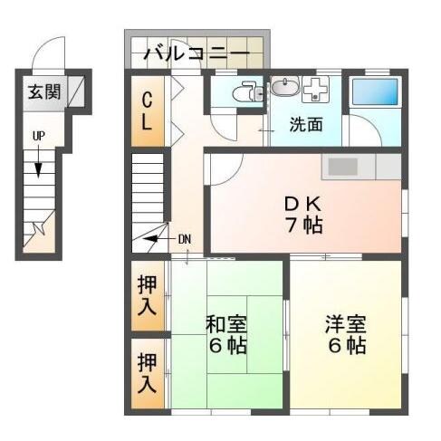 Tハイツの物件間取画像