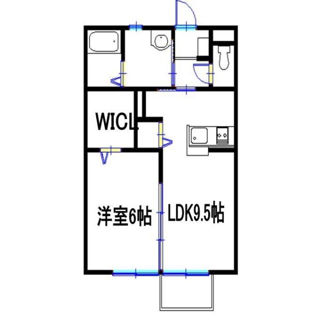 テラスアルブールの物件間取画像