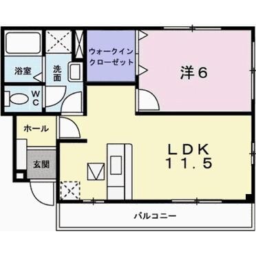 サンセールⅢの物件間取画像