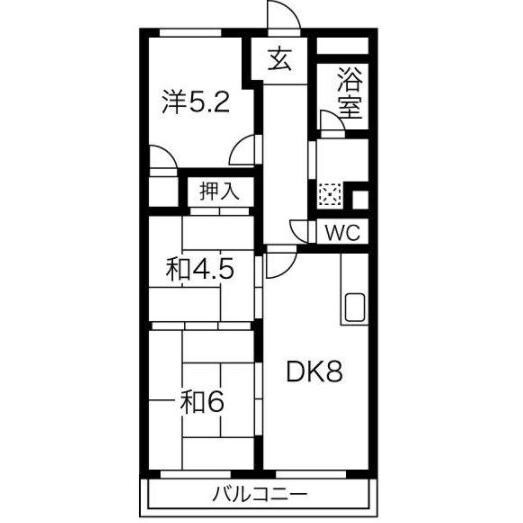 リゾティ英賀保の物件間取画像