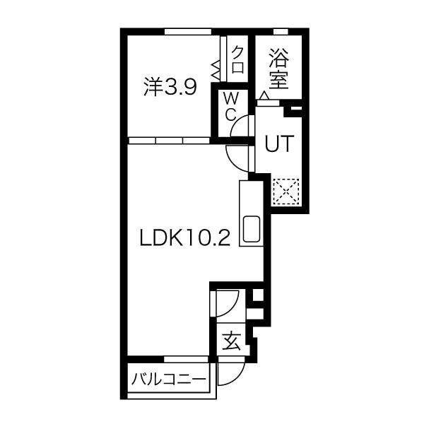 カプラン飾磨Ⅱの物件間取画像