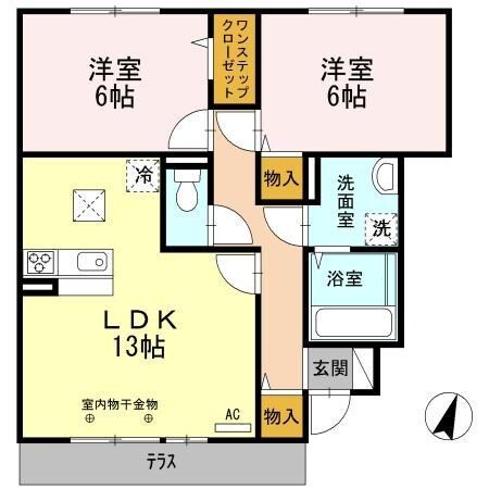 ソレイユＭの物件間取画像