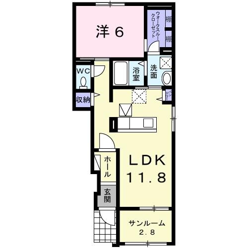 ル・レストの物件間取画像