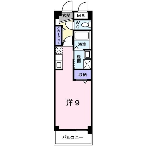 スプリング　セブンの物件間取画像