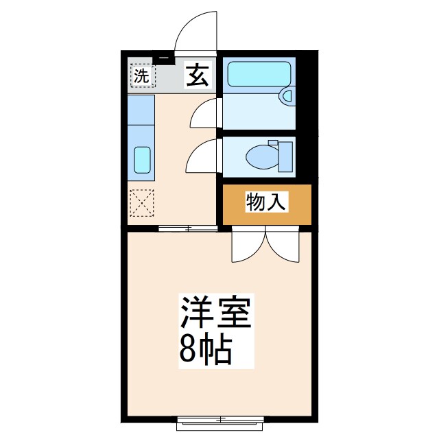 サンライズ帯山の物件間取画像