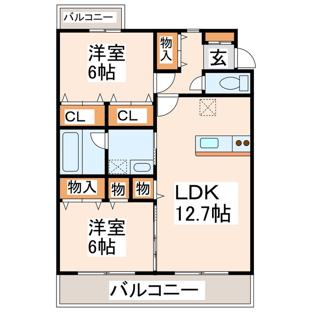 スユードスカイの物件間取画像