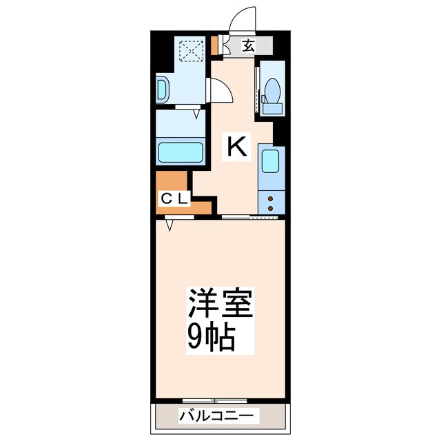 エフィシア保田窪の物件間取画像