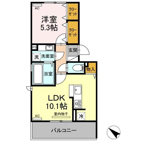 D-roomまい新南部の物件間取画像