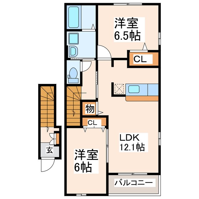 グリーンヴィレッジの物件間取画像