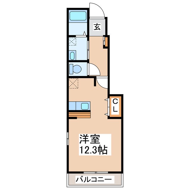 Villa桜Ⅱの物件間取画像