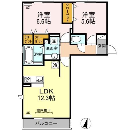 上徳Ⅰの物件間取画像