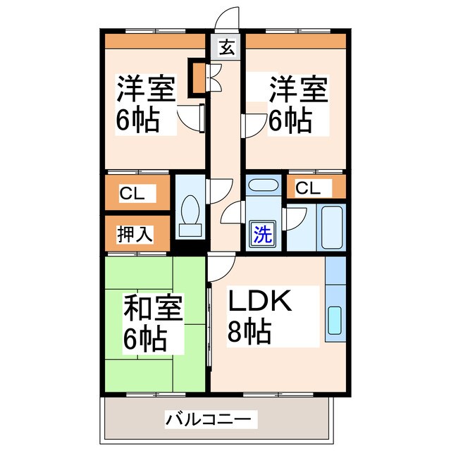 ウッズヒルの物件間取画像