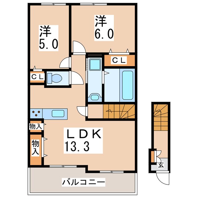 ヌーヴェル　ひかりの物件間取画像