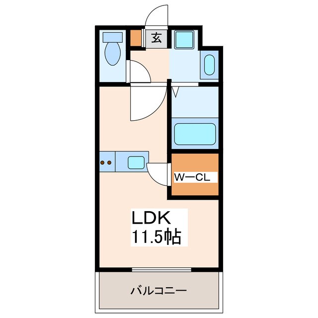 日赤病院北口 徒歩6分 5階の物件間取画像